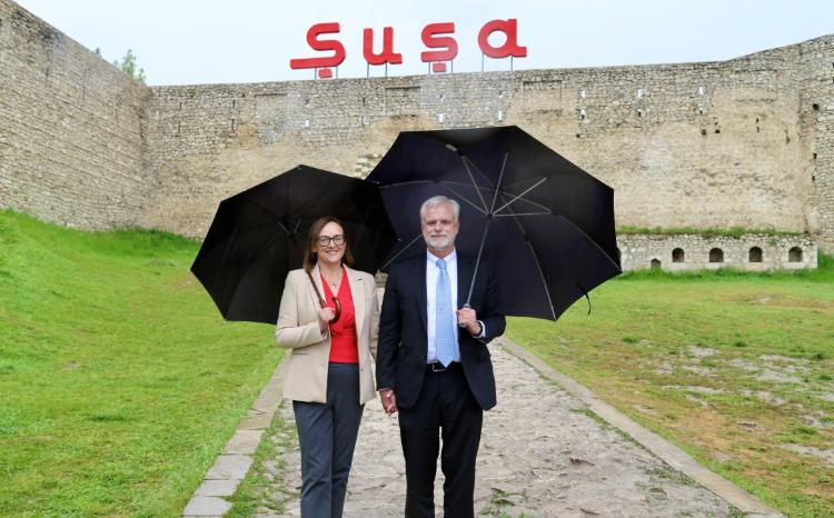ABŞ səfiri Şuşaya gedib 