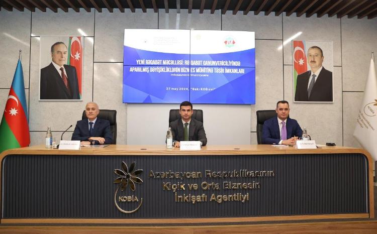 Rəqabət Məcəlləsinin biznes mühitinə təsir imkanlarına dair ictimai müzakirə təşkil olunub 