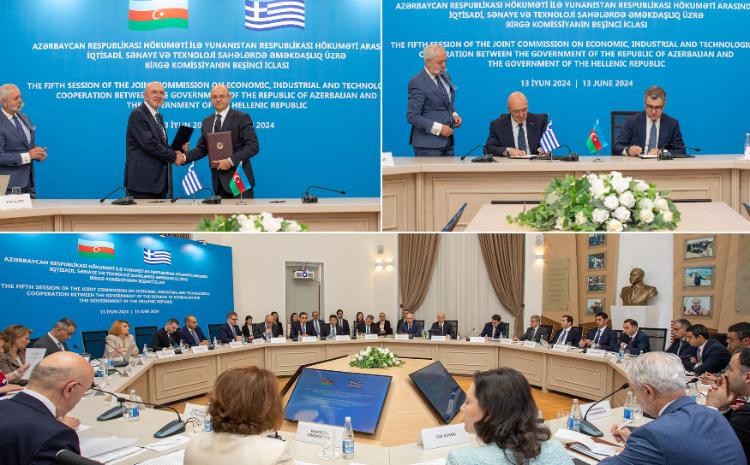 The 5th meeting of the Intergovernmental Commission between Azerbaijan and the Hellenic Republic was held 