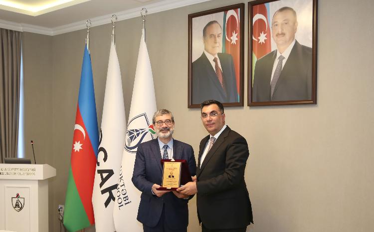 Ректор Университета Сабанджи посетил Бакинскую высшую школу нефти 