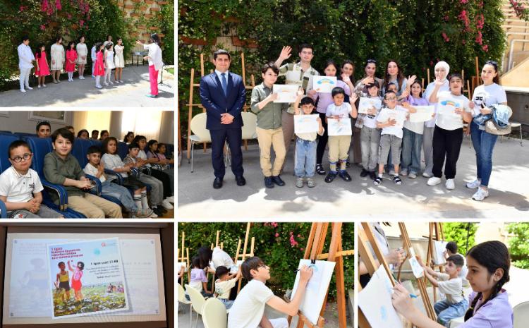 İncəsənət Muzeyində sosial müdafiəyə ehtiyacı olan uşaqlar üçün ustad dərsi keçirildi 