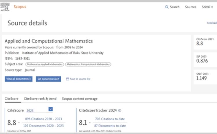 Импакт-фактор журнала БГУ в Scopus составил 8,8 