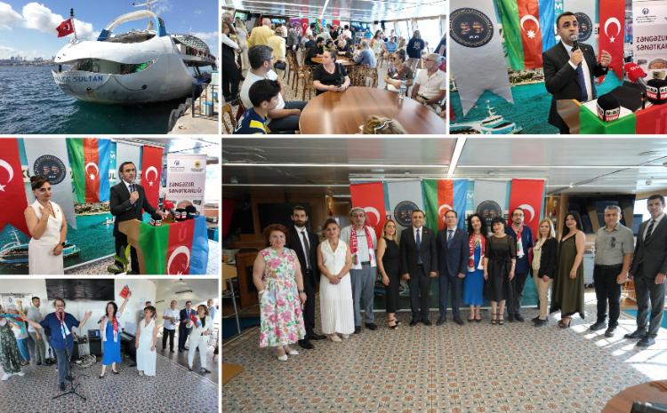 İstanbulda “Zəngəzur sənətkarlığı” adlı sərgi Üsküdarda hərəkətdə olan Valide Sultan gəmisində keçirilib 
