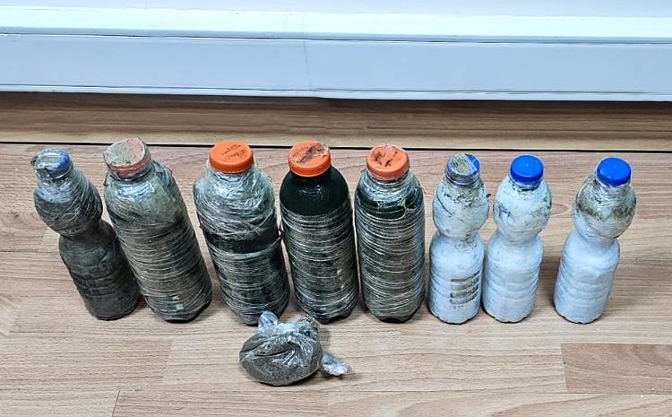 Plastik su qablarında külli miqdarda heroin və psixotrop maddə aşkar edildi 