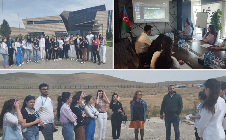 BDU Biologiya fakültəsinin tələbələri “Azərkosmos”da 