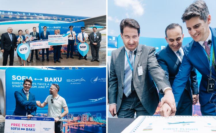 AZAL выполнил первый рейс в Софию 