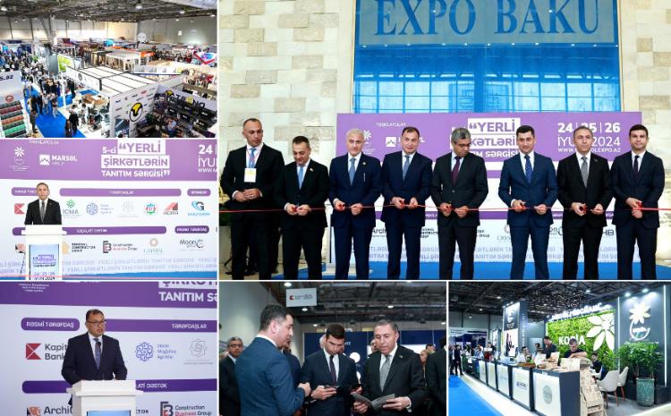 150-dən çox yerli şirkətin məhsul və xidmətlərinin sərgisi keçirilir 