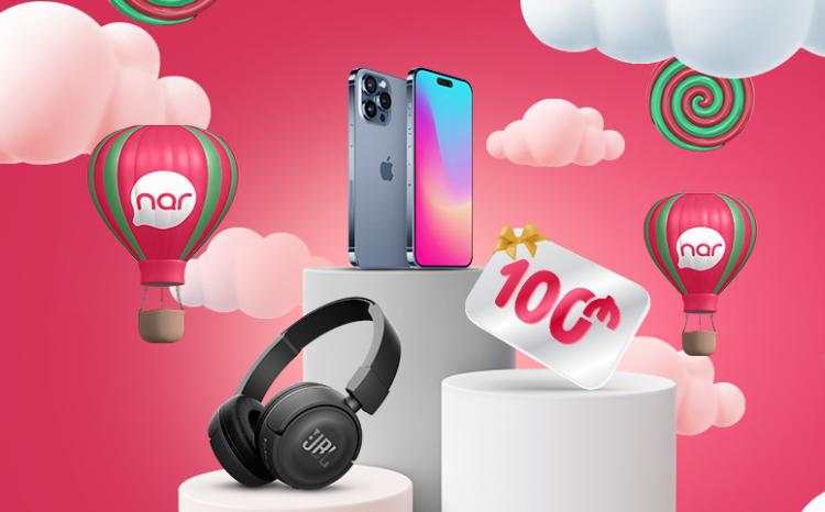 Gifts will rain from the sky at the Balloon Festival contest by Nar! 