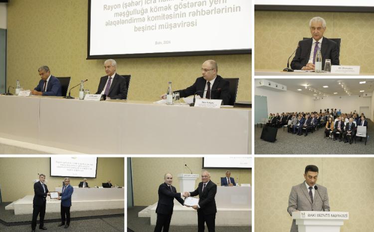 Məşğulluğa kömək göstərən əlaqələndirmə komitələrinin fəaliyyətinə dair növbəti respublika müşavirəsi keçirilib 