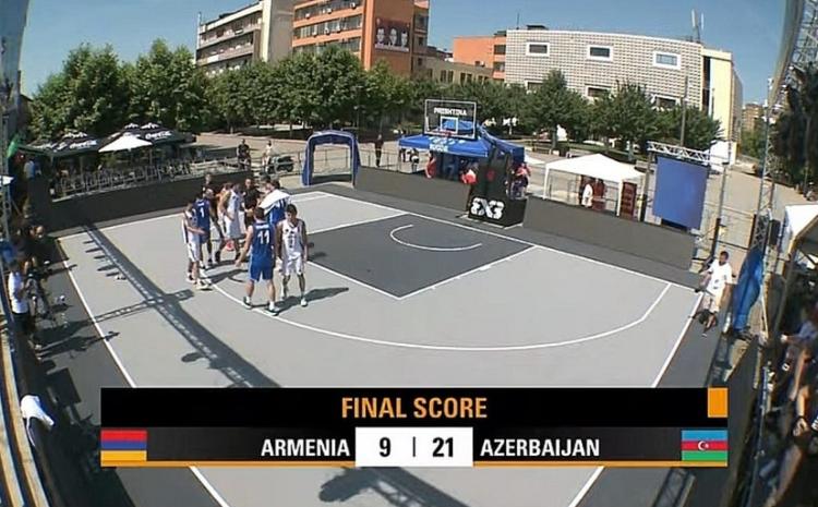 Azərbaycanın basketbol millisi Ermənistanı məğlub edib 