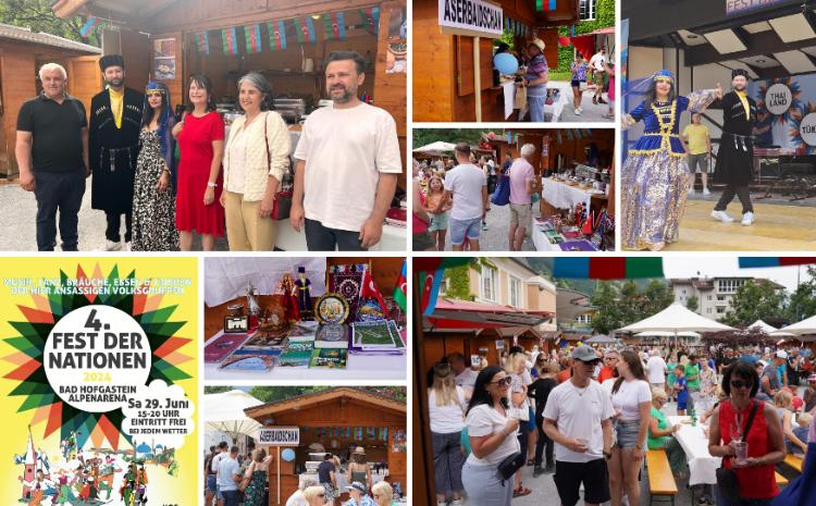 Avstriyada Millətlər Festivalında Azərbaycan mədəniyyəti təbliğ olunub 