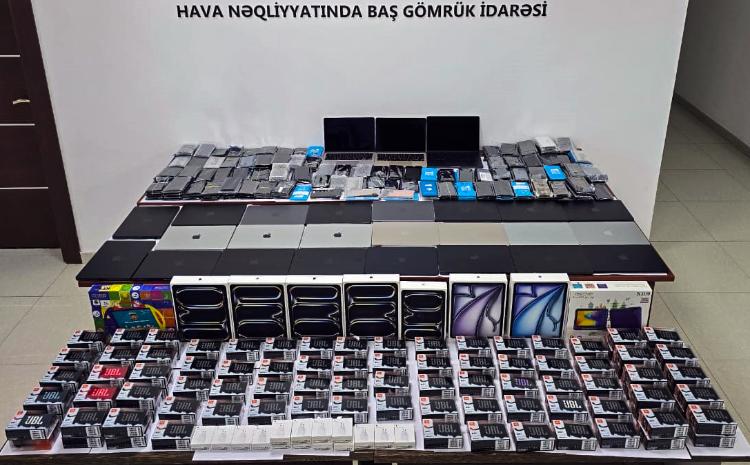 Gömrük nəzarətindən gizlədilən müxtəlif növ məhsullar aşkarlanıb 
