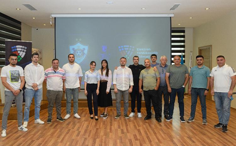 Elektron Təhlükəsizlik Xidməti “Qarabağ” Futbol Klubunun əməkdaşları üçün maarifləndirmə tədbiri keçirib 