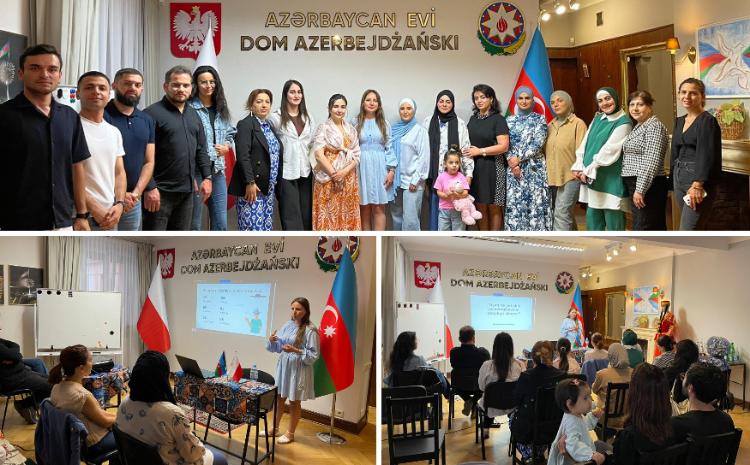 Varşava Azərbaycan Evində "Uşağımdakı Özüm" adlı seminar keçirilib 