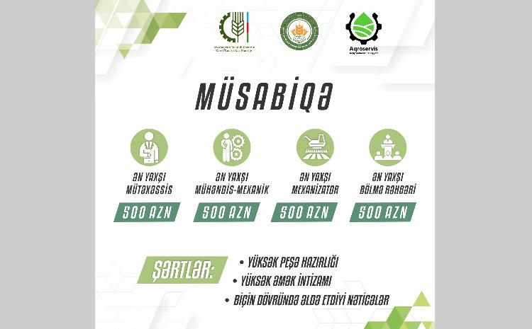 Respublikada taxıl biçini ilə bağlı müsabiqə elan edilib 