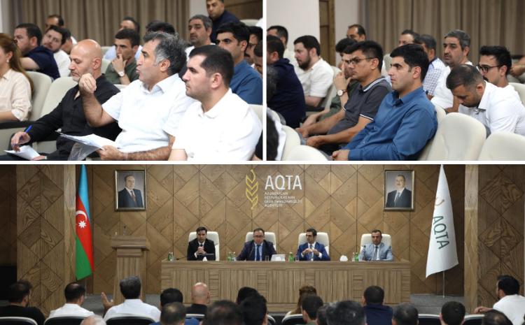 AQTA-da ölkəmizə bioloji aktiv qida məhsulları idxal edən bir qrup sahibkarla görüş keçirilib 