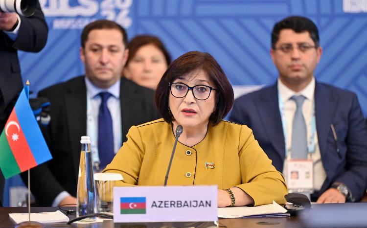 Sahiba Gafarova Tells BRICS Parliamentary Forum Plenary Session about COP29 due in Baku 