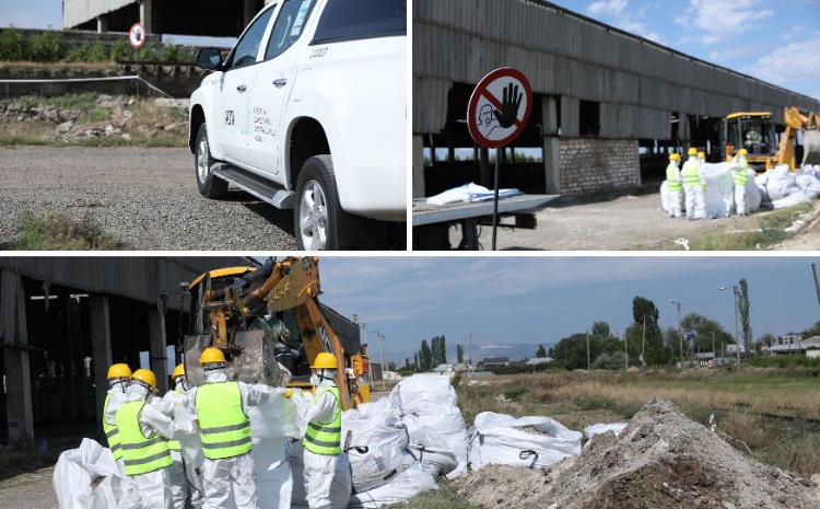 Ağstafada istifadəyə yararsız və qadağan olunmuş pestisidlərin xüsusi poliqonda zərərsizləşdirilməsi məqsədilə daşınması təmin olunub 