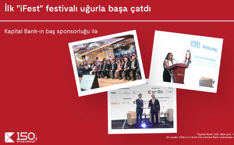 При генеральном спонсорстве Kapital Bank состоялся фестиваль «iFest-инновации и технологии» 