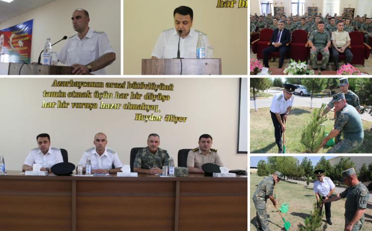 Hərbi Prokurorluq hərbçilərlə birlikdə Yevlaxda tədbir keçirib 