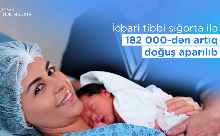 İcbari tibbi sığorta ilə 182 000-dən artıq doğuş aparılıb 
