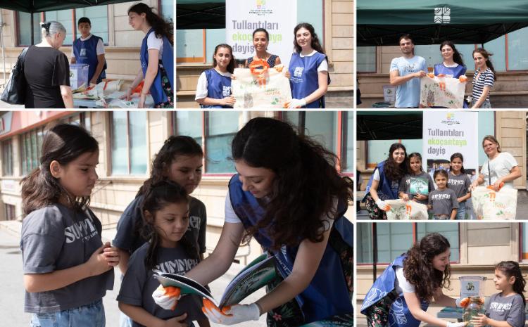 Növbəti “Tullantıları ekoçantaya dəyiş” aksiyası keçirilib 