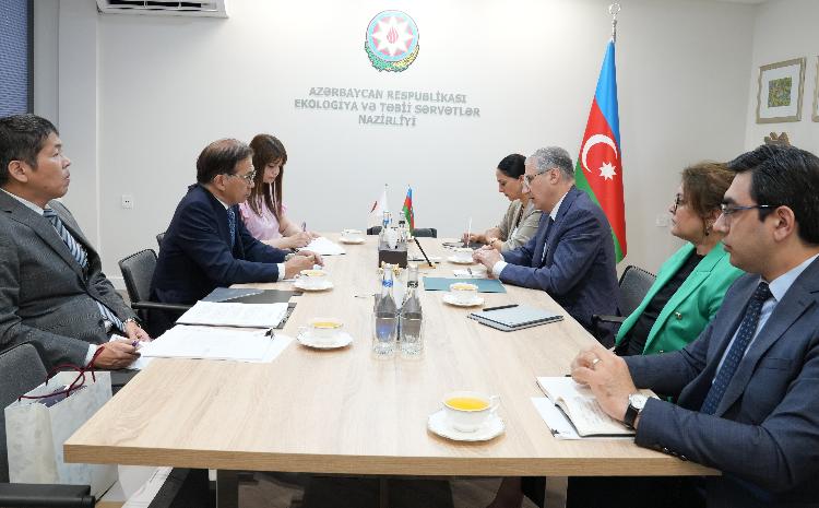 Yaponiyanın Azərbaycan Respubiklasındakı fövqəladə və səlahiyyətli səfiri ilə görüş keçirilib 