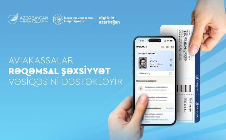 Naxçıvana aviabiletləri rəqəmsal şəxsiyyət vəsiqəsi ilə almaq mümkün oldu 
