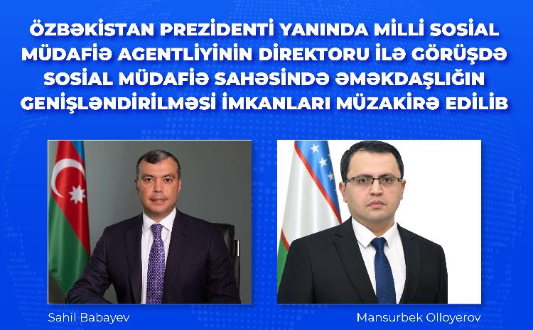 Özbəkistanla əmək, məşğulluq, sosial müdafiə sahələrində gələcək əməkdaşlıq məsələləri müzakirə edilib 