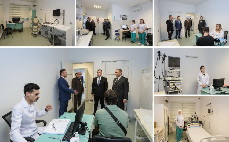 Çağırışçıların yekun tibbi müayinəsinin aparıldığı Tibbi Qiymətləndirmə Mərkəzinə baxış keçirilib 