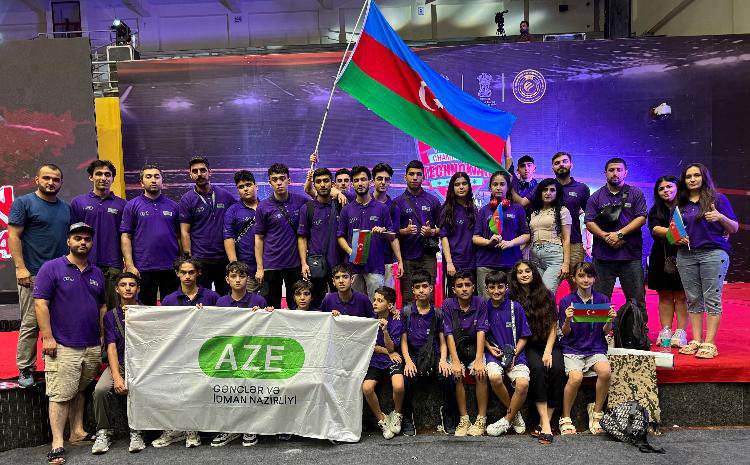 Azərbaycan milli komandası "Technoxian-2024" çempionatında dünya çempionu: 1 qızıl, 2 bürünc medal 