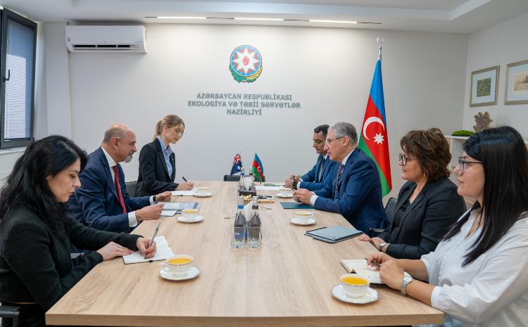 Avstraliya İttifaqının Azərbaycan Respublikasındakı fövqəladə və səlahiyyətli səfiri ilə görüş keçirilib 