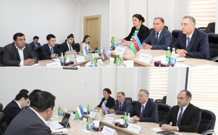 Nazir müavini Elçin Zeynalov Özbəkistanın İnvestisiyalar, Sənaye və Ticarət Nazirliyinin nümayəndə heyətini qəbul edib 