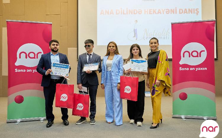 With Nar’s support public speaking championship winners were awarded on Azerbaijani Alphabet and Language Day 