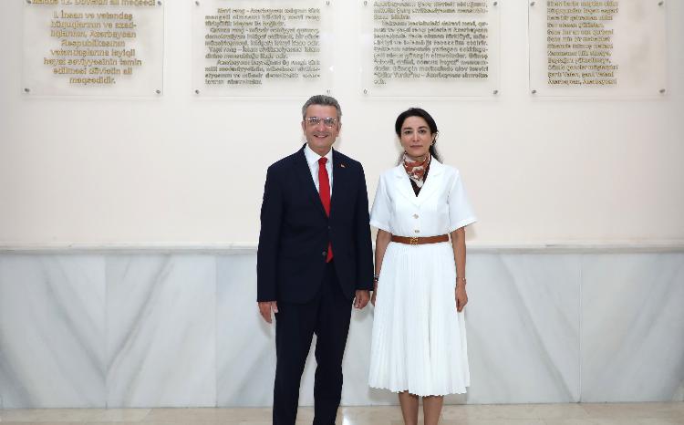 Ombudsman Səbinə Əliyeva Almaniyanın ölkəmizdəki səfirini qəbul edib 