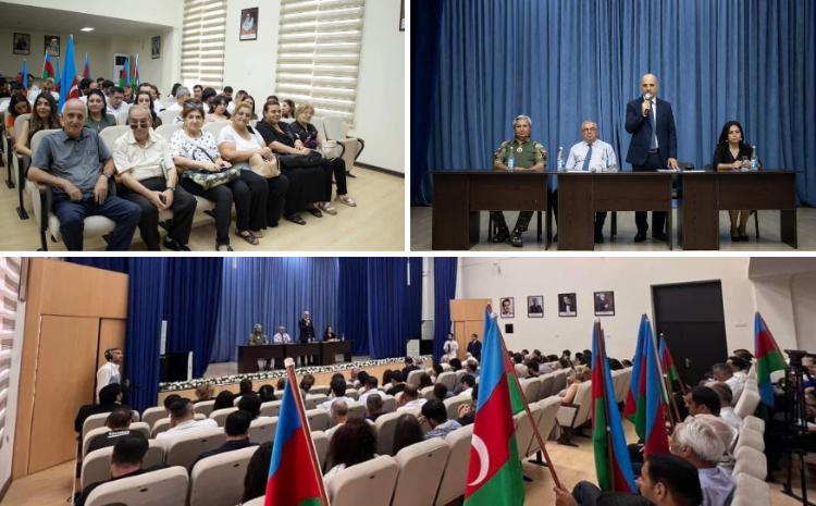 Göydəniz Gəhrəmanov Yasamal rayonu 17 saylı 3-cü seçki dairəsində geniş tərkibdə seçicilərlə görüş keçirdi 