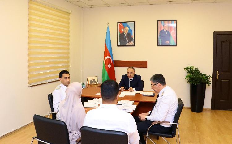Baş prokuror paytaxtın Nəsimi rayonunda vətəndaşları qəbul edib 