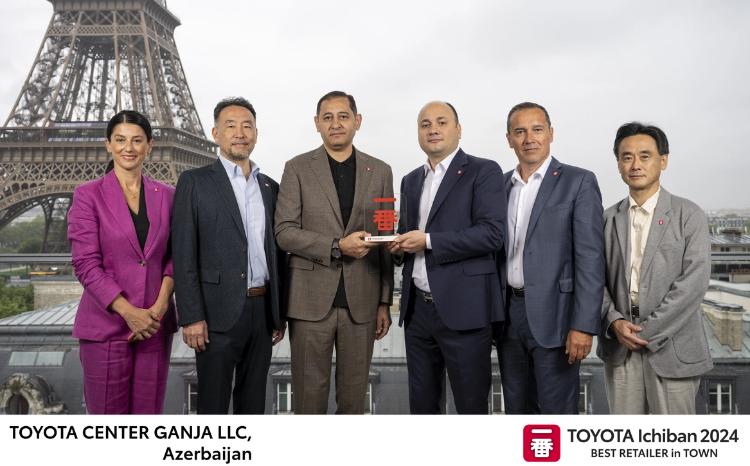 Avropada müstəsna müştəri xidməti təklif edən "Toyota" Gəncə Mərkəzi mükafatlandırılıb 