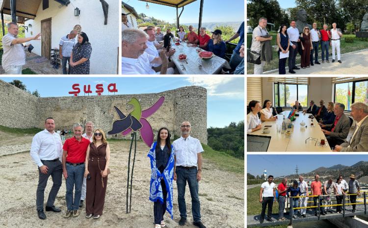 Finlandiyalı nümayəndə heyəti Şuşaya və Laçına səfər edib 