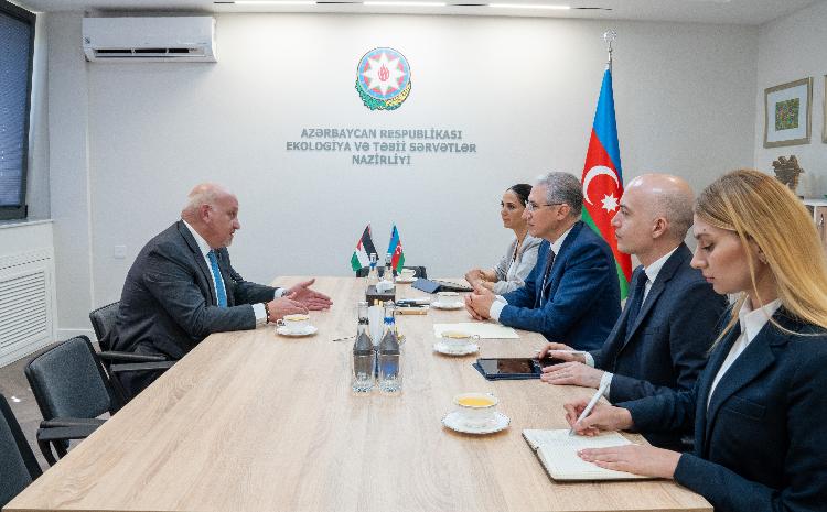 İordaniya Haşimilər Krallığının Azərbaycan Respublikasındakı fövqəladə və səlahiyyətli səfiri ilə görüş keçirilib 