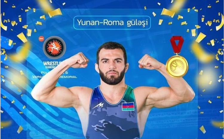 Azərbaycanın yunan-Roma güləşçisi reytinq turnirinin qalibi olub 