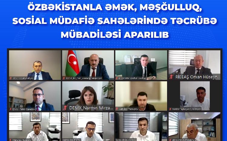 Özbəkistanla əmək, məşğulluq, sosial müdafiə sahələrində təcrübə mübadiləsi aparılıb 