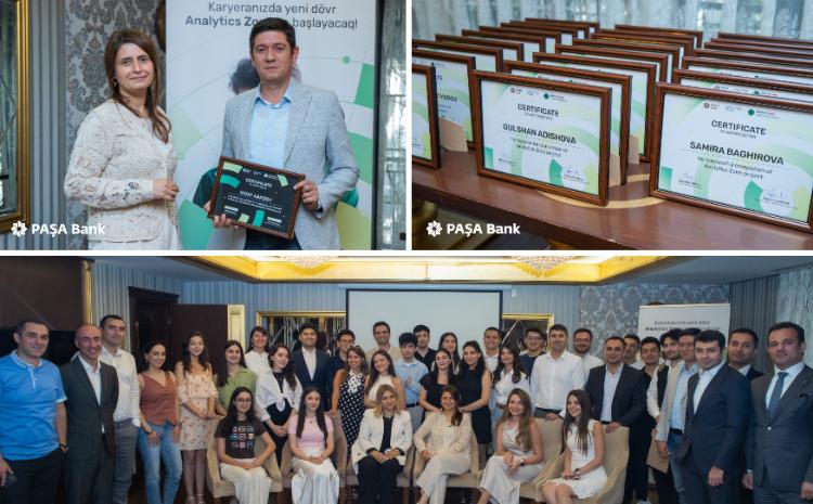 “PAŞA Bank İstedad Akademiyası” çərçivəsində “Analytics Zone” layihəsinin bağlanış mərasimi keçirilib 