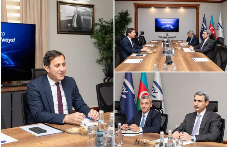 ADY və “TCDD Taşımacılık” Orta Dəhlizlə daha böyük həcmdə yükdaşıma imkanlarını müzakirə edib 