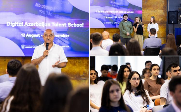 “Digital Azerbaijan Talent School” təlim düşərgəsinin oflayn dərslərinə start verildi 