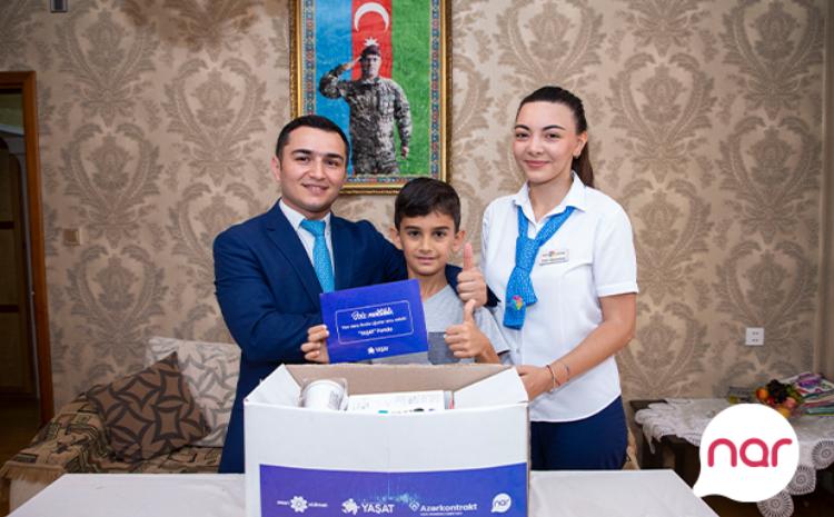Nar and YASHAT Foundation celebrate Knowledge Day by supporting martyrs’ children 