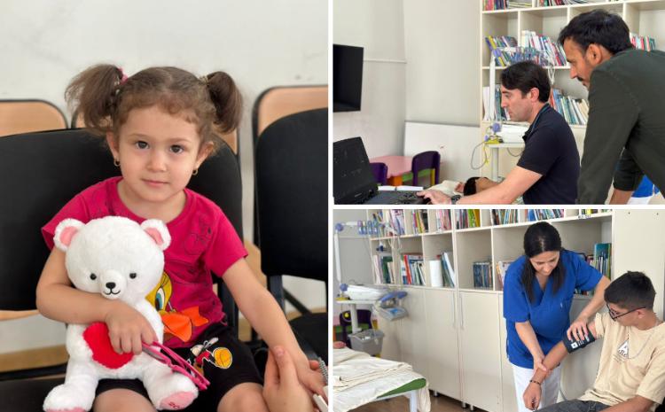 Liv Bona Dea Hospital “Ümid” yeri uşaq sığınacağında 
