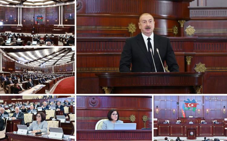 Yeddinci çağırış Milli Məclisin ilk iclası keçirilib 
