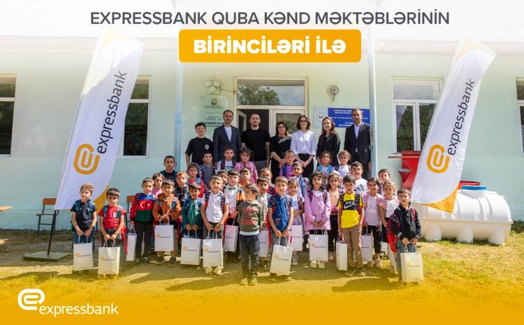 "Expressbank" ucqar kəndlərdəki birinci sinifləri sevindirdi 