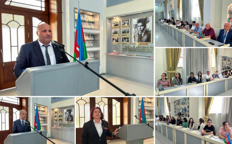 “Gənc nəslin bərpa olunan enerji mənbələri haqqında maarifləndirilməsi” mövzusunda növbəti görüş keçirilib 